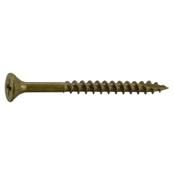 Buildright Deck Screw, #7 x 2 in, Steel, Flat Head, Phillips Drive, 443 PK 54017 - main